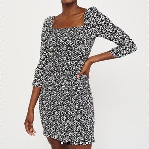 A&F smocked bodycon dress NWT